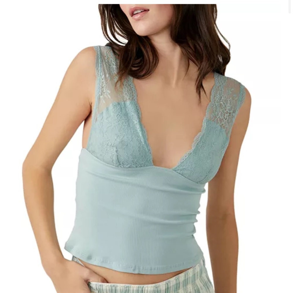 X Intimately FP Power Play Cami in Blue Surf